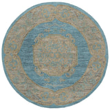 Safavieh Savonnerie 6'-0" x 6'-0" Rug in Blue / Beige