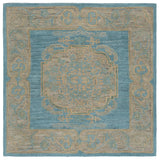 Safavieh Savonnerie 6'-0" x 6'-0" Rug in Blue / Beige