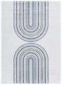 Safavieh Saylor 100 4'-0" x 6'-0" Rug in Ivory / Blue Grey