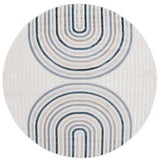 Safavieh Saylor 100 6'-3" x 6'-3" Rug in Ivory / Blue Grey