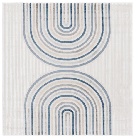 Safavieh Saylor 100 6'-3" x 6'-3" Rug in Ivory / Blue Grey