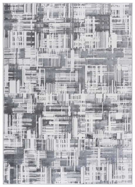 Safavieh Saylor 100 4'-0" x 6'-0" Rug in Ivory / Dark Grey