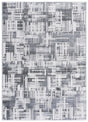Safavieh Saylor 100 4'-0" x 6'-0" Rug in Ivory / Dark Grey