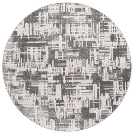 Safavieh Saylor 100 6'-3" x 6'-3" Rug in Ivory / Dark Grey