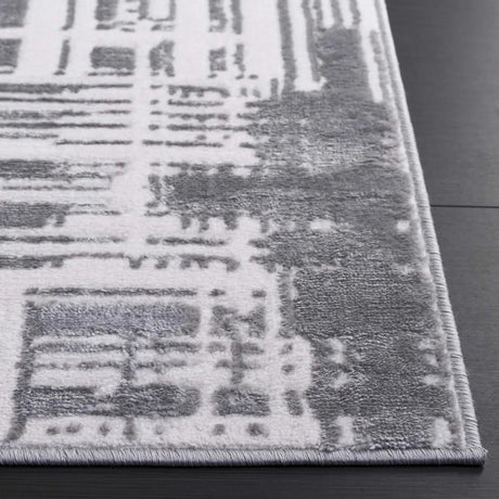 Safavieh Saylor 100 4'-0" x 6'-0" Rug in Ivory / Dark Grey