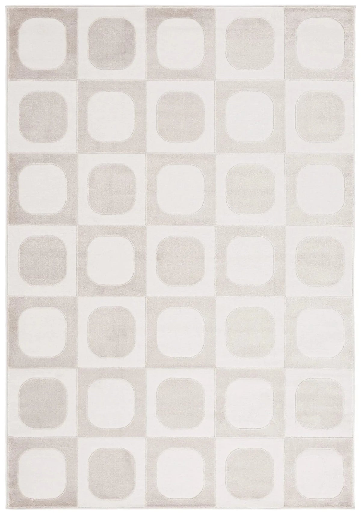 Safavieh Saylor 100 4'-0" x 6'-0" Rug in Beige / Ivory