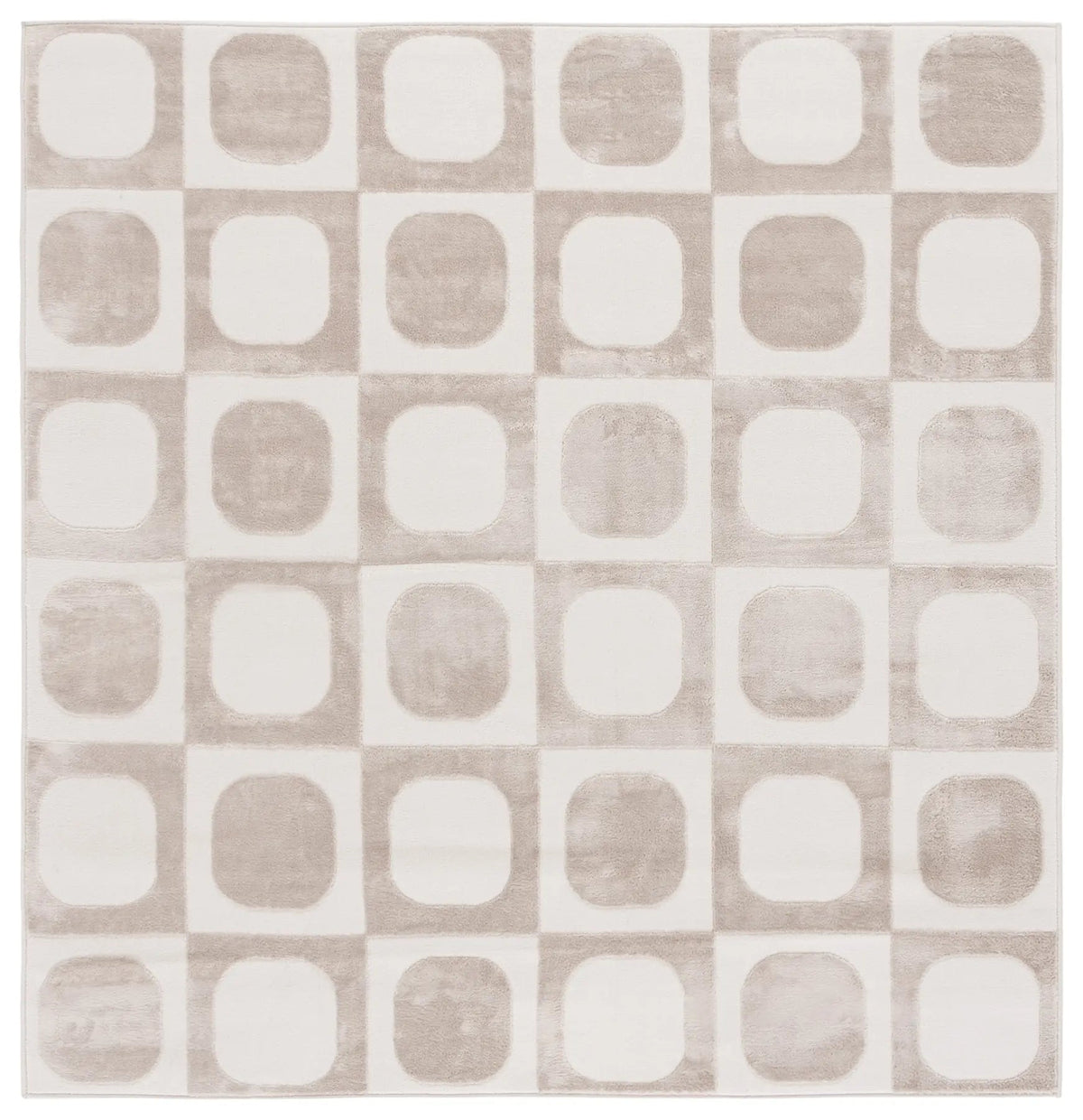 Safavieh Saylor 100 6'-3" x 6'-3" Rug in Beige / Ivory