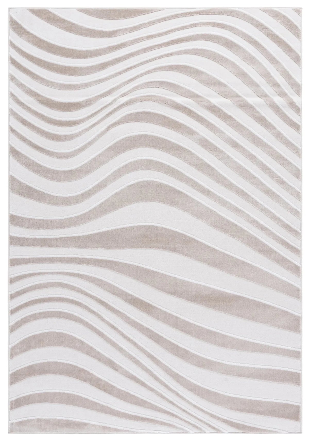 Safavieh Saylor 100 4'-0" x 6'-0" Rug in Beige White / Ivory