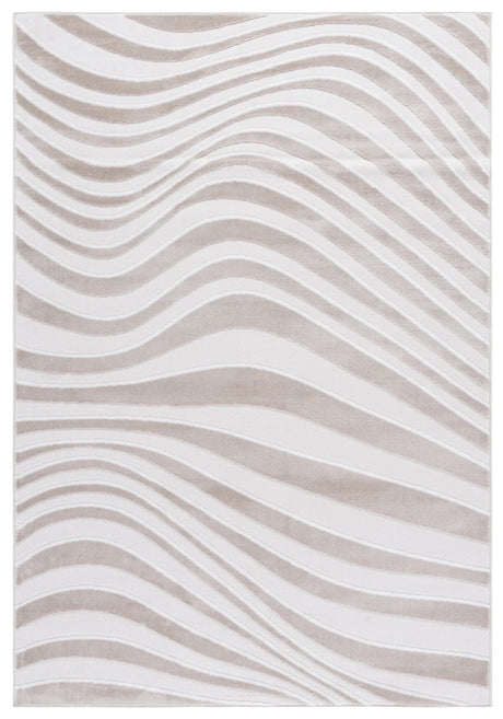Safavieh Saylor 100 4'-0" x 6'-0" Rug in Beige White / Ivory