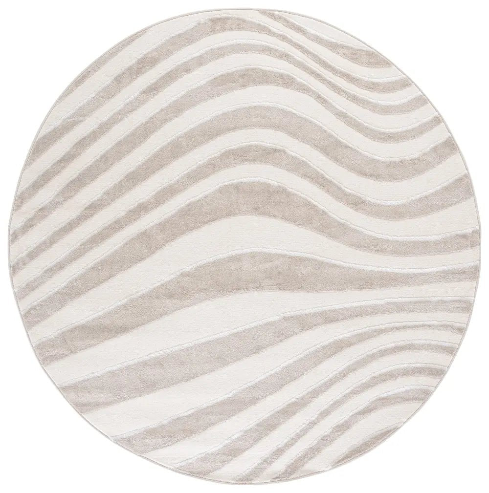 Safavieh Saylor 100 6'-3" x 6'-3" Rug in Beige White / Ivory