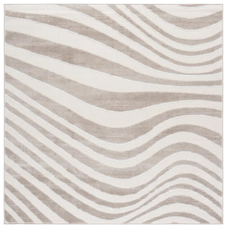 Safavieh Saylor 100 6'-3" x 6'-3" Rug in Beige White / Ivory
