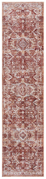 Safavieh Scarlett 400 2'-0" x 8'-0" Rug in Red / Ivory Rust