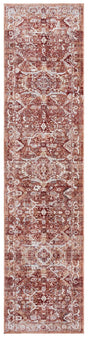 Safavieh Scarlett 400 2'-0" x 8'-0" Rug in Red / Ivory Rust