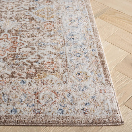 Safavieh Scarlett 400 4'-0" x 6'-0" Rug in Brown / Ivory
