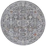 Safavieh Scarlett 400 6'-7" x 6'-7" Rug in Grey / Ivory Rust