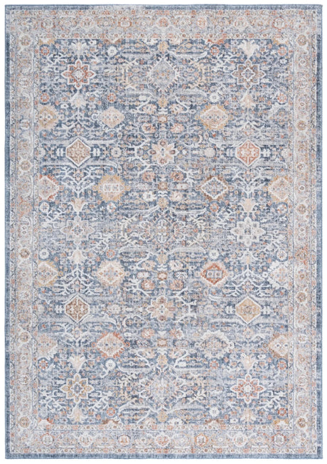 Safavieh Scarlett 400 4'-0" x 6'-0" Rug in Blue / Ivory Rust