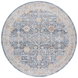 Safavieh Scarlett 400 6'-7" x 6'-7" Rug in Blue / Ivory Rust