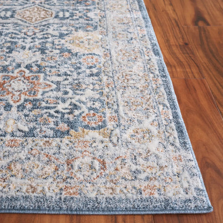 Safavieh Scarlett 400 4'-0" x 6'-0" Rug in Blue / Ivory Rust