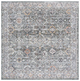 Safavieh Scarlett 400 6'-7" x 6'-7" Rug in Green / Ivory Rust