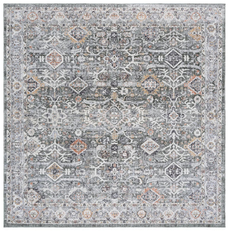 Safavieh Scarlett 400 6'-7" x 6'-7" Rug in Green / Ivory Rust