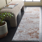 Safavieh Scarlett 400 2'-0" x 8'-0" Rug in Light Grey / Ivory Rust