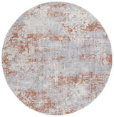 Safavieh Scarlett 400 6'-7" x 6'-7" Rug in Light Grey / Ivory Rust