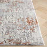 Safavieh Scarlett 400 4'-0" x 6'-0" Rug in Light Grey / Ivory Rust