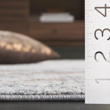 Safavieh Scarlett 400 4'-0" x 6'-0" Rug in Grey / Ivory Rust