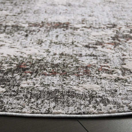 Safavieh Scarlett 400 6'-7" x 6'-7" Rug in Grey / Ivory Rust
