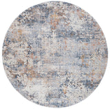 Safavieh Scarlett 400 6'-7" x 6'-7" Rug in Blue / Ivory Rust