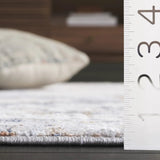 Safavieh Scarlett 400 4'-0" x 6'-0" Rug in Blue / Ivory Rust