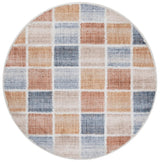 Safavieh Scarlett 400 6'-7" x 6'-7" Rug in Beige / Ivory Rust