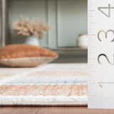 Safavieh Scarlett 400 4'-0" x 6'-0" Rug in Beige / Ivory Rust