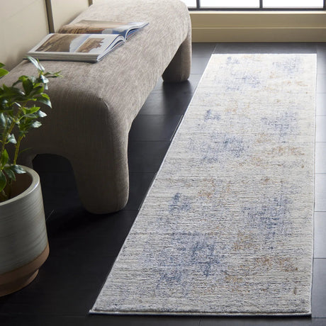 Safavieh Scarlett 400 2'-0" x 8'-0" Rug in Blue / Ivory Beige