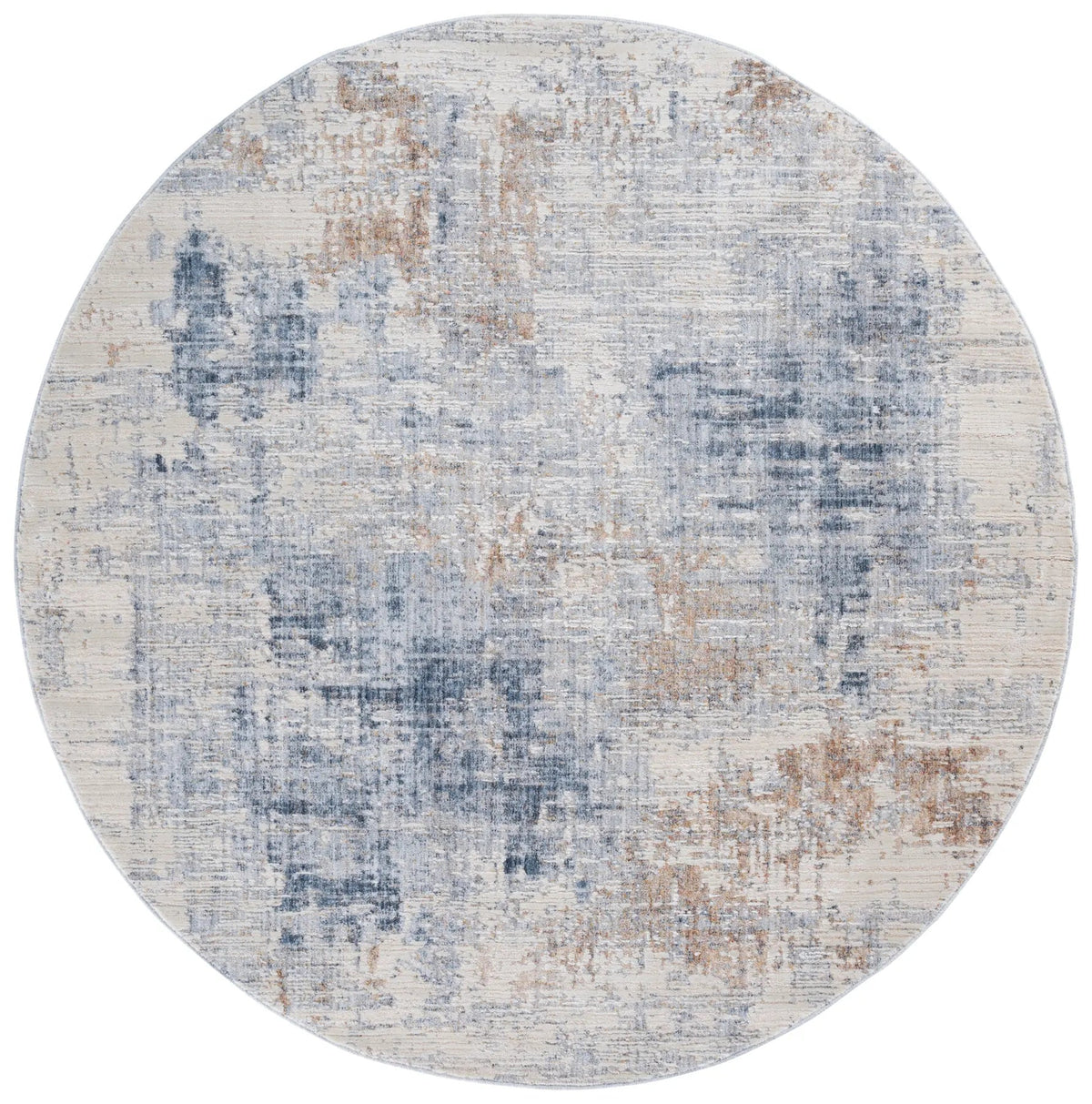 Safavieh Scarlett 400 6'-7" x 6'-7" Rug in Blue / Ivory Beige