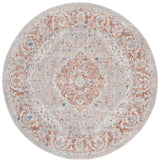 Safavieh Scarlett 400 6'-7" x 6'-7" Rug in Beige / Ivory Rust