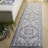 Safavieh Scarlett 400 2'-0" x 8'-0" Rug in Dark Grey / Ivory Rust
