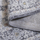Safavieh Scarlett 400 4'-0" x 6'-0" Rug in Dark Grey / Ivory Rust