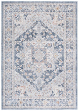 Safavieh Scarlett 400 4'-0" x 6'-0" Rug in Navy / Ivory Rust