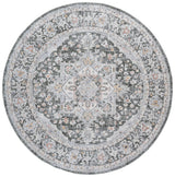 Safavieh Scarlett 400 6'-7" x 6'-7" Rug in Green / Ivory Rust