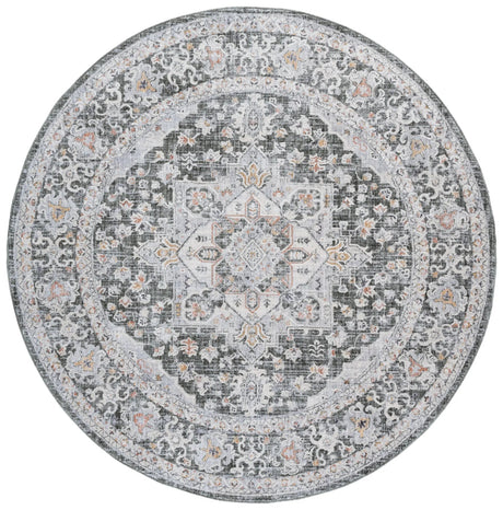 Safavieh Scarlett 400 6'-7" x 6'-7" Rug in Green / Ivory Rust