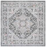 Safavieh Scarlett 400 6'-7" x 6'-7" Rug in Green / Ivory Rust