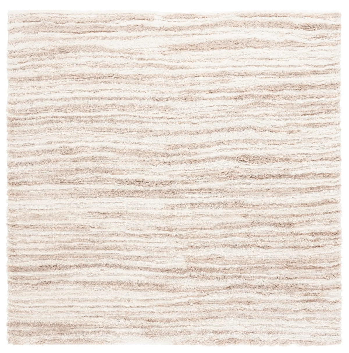 Safavieh Seattle Shag 900 6'-7" x 6'-7" Rug in Ivory / Beige
