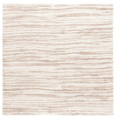 Safavieh Seattle Shag 900 6'-7" x 6'-7" Rug in Ivory / Beige