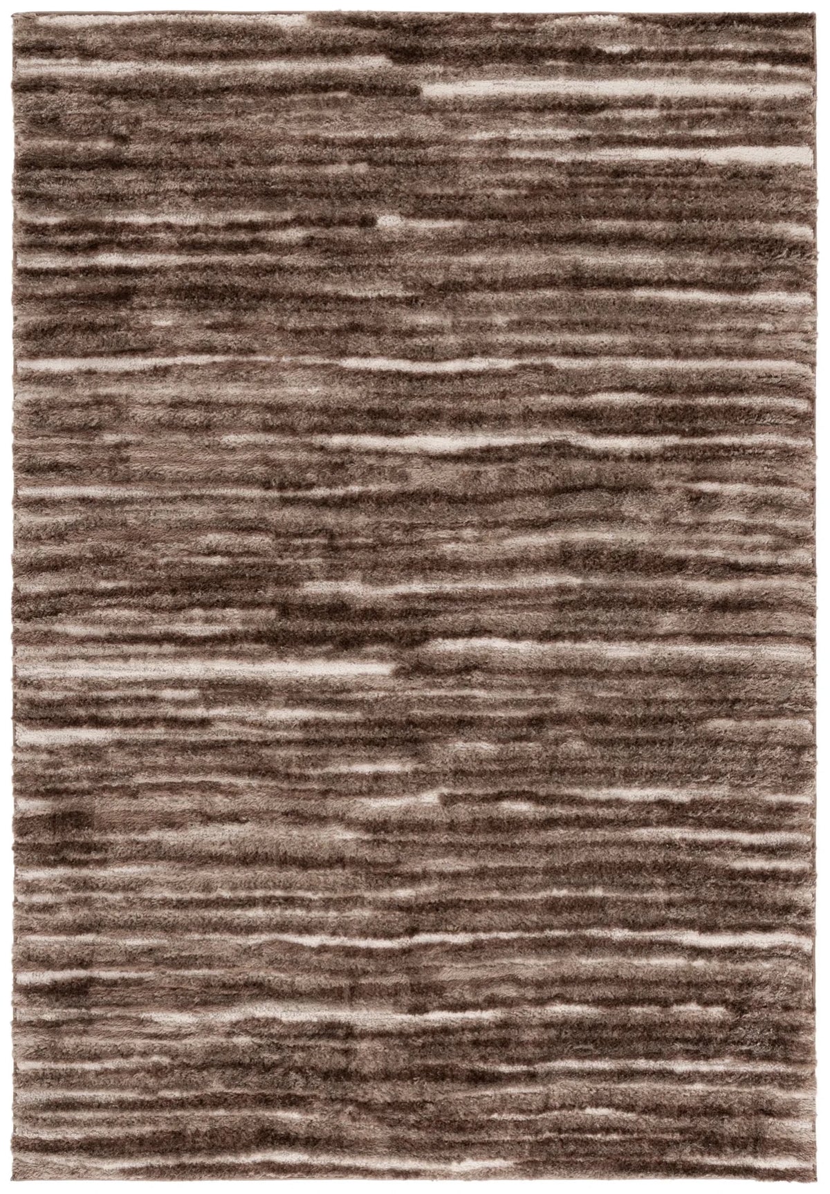 Safavieh Seattle Shag 900 4'-0" x 6'-0" Rug in Brown / Ivory