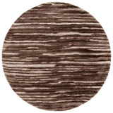 Safavieh Seattle Shag 900 6'-7" x 6'-7" Rug in Brown / Ivory