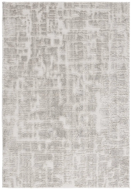 Safavieh Seattle Shag 900 4'-0" x 6'-0" Rug in Light Grey / Grey
