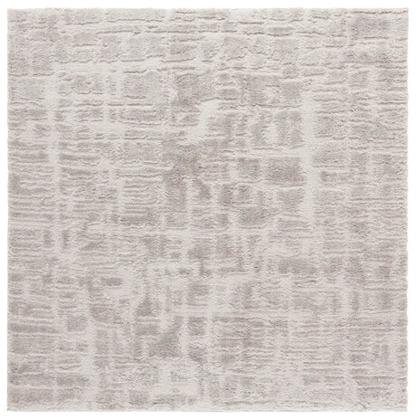 Safavieh Seattle Shag 900 6'-7" x 6'-7" Rug in Light Grey / Grey