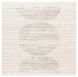 Safavieh Seattle Shag 900 6'-7" x 6'-7" Rug in Ivory / Grey