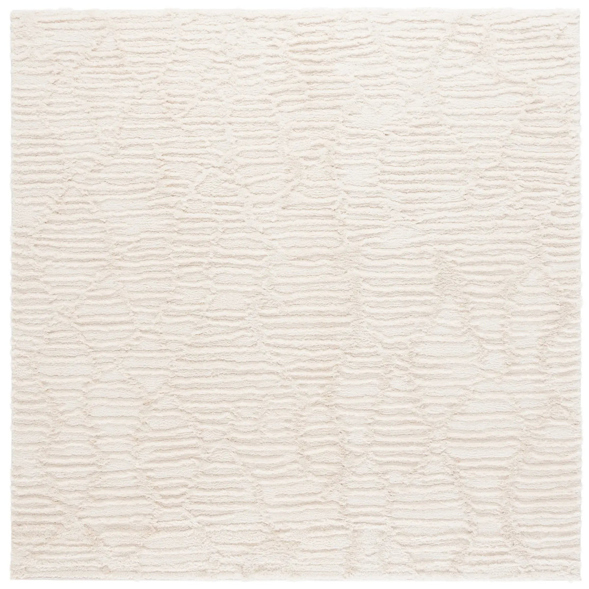 Safavieh Seattle Shag 900 6'-7" x 6'-7" Rug in Ivory